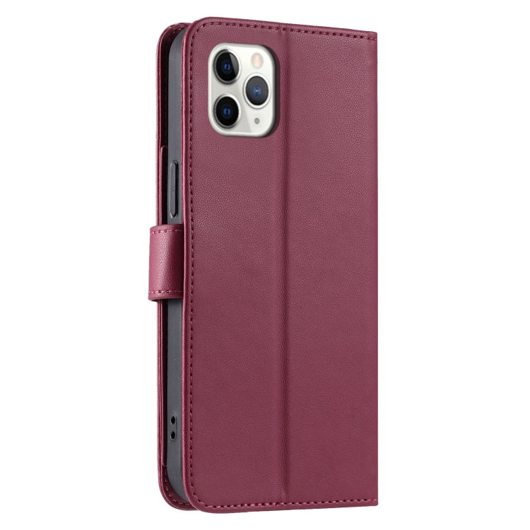 Ring Buckle Rhombic Leather Phone Case, For iPhone 11 Pro Max, For iPhone 11, For iPhone 11 Pro, For iPhone X / XS