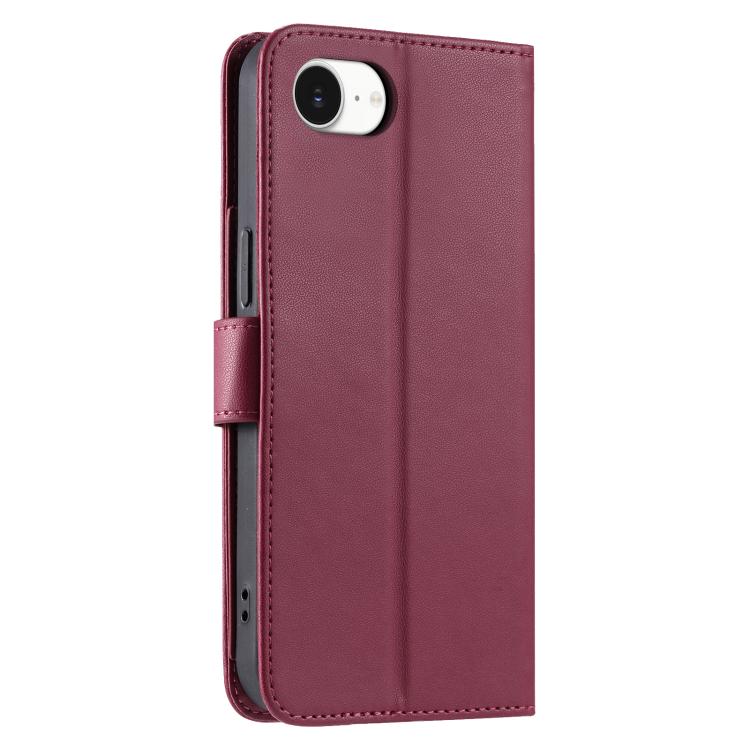 Ring Buckle Rhombic Leather Phone Case, For iPhone 16e, For iPhone 16 Pro Max, For iPhone 16 Pro, For iPhone 16 Plus