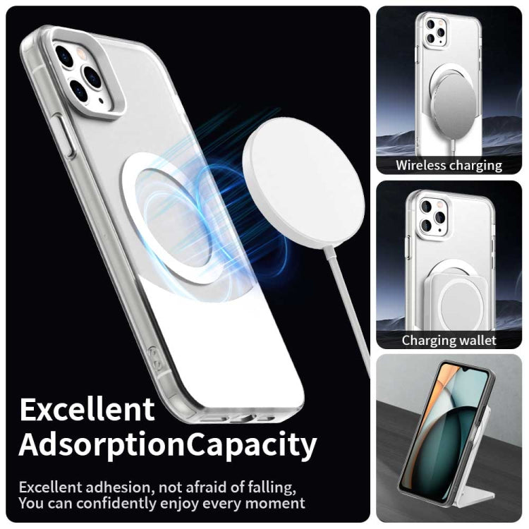 Color Blocking Series MagSafe Magnetic PC Hybrid TPU Phone Case, For iPhone 11 Pro Max, For iPhone 11, For iPhone 11 Pro