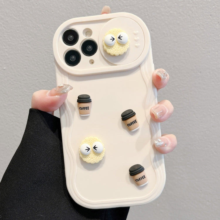 Briquettes Sliding Camshield 3D Coffee TPU Phone Case