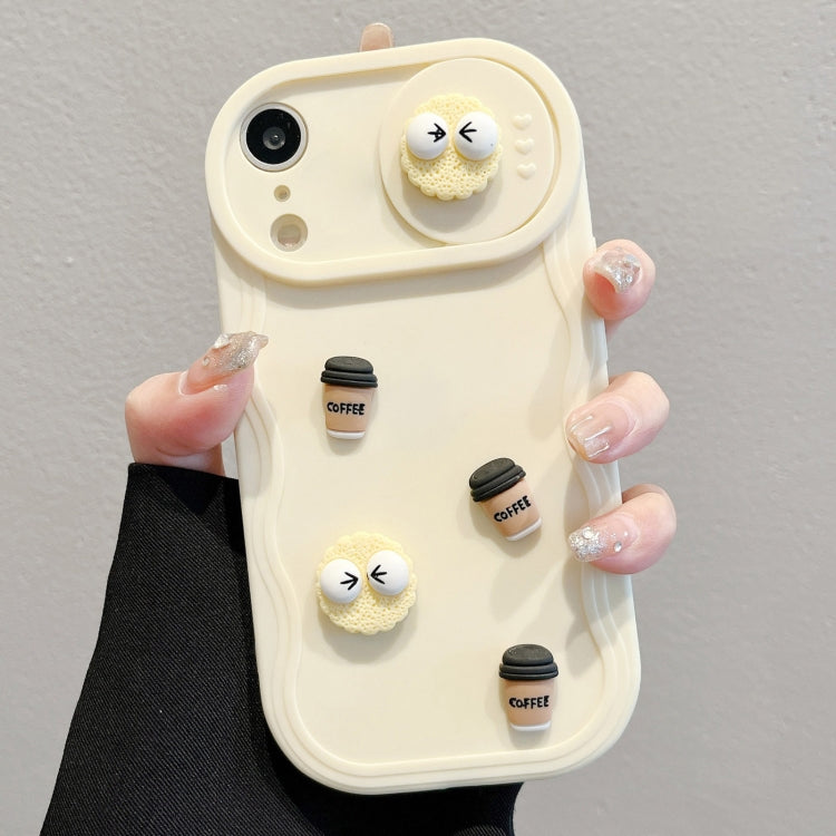 Briquettes Sliding Camshield 3D Coffee TPU Phone Case
