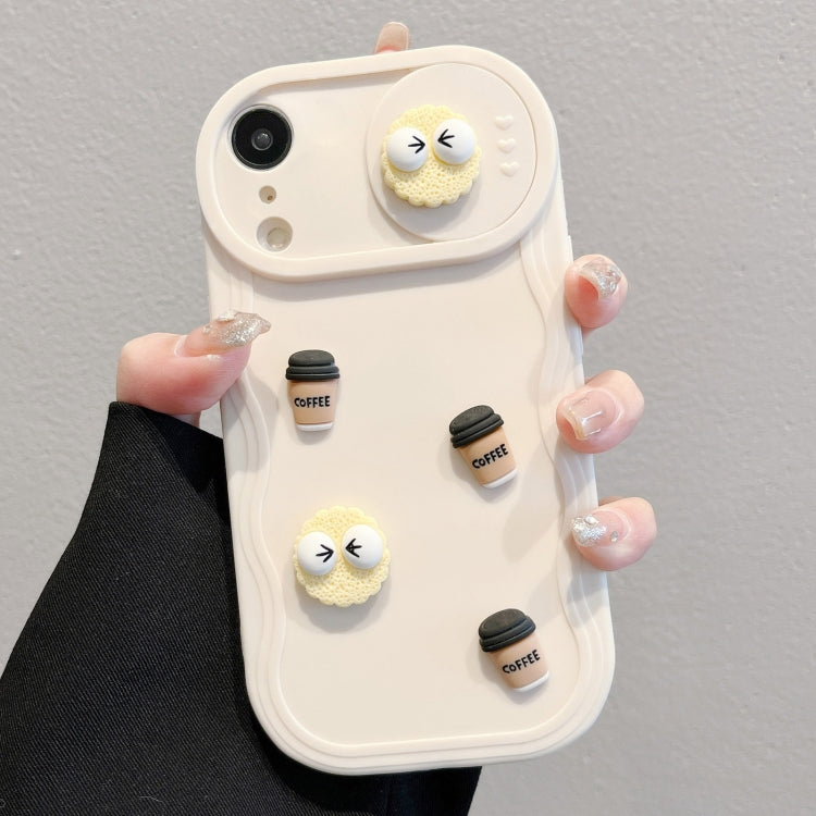 Briquettes Sliding Camshield 3D Coffee TPU Phone Case