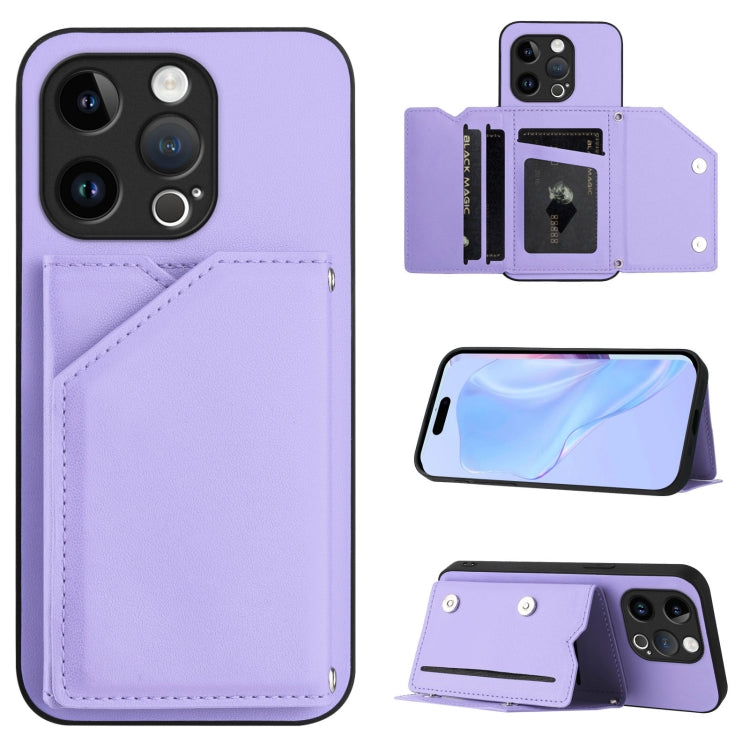 Skin Feel Four Card Slots Phone Case with Wrist Strap, For iPhone 7 / 8 / SE 2020 2022, For iPhone 13 Pro Max, For iPhone 13 Pro, For iPhone 13
