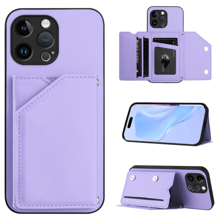 Skin Feel Four Card Slots Phone Case with Wrist Strap, For iPhone 7 / 8 / SE 2020 2022, For iPhone 13 Pro Max, For iPhone 13 Pro, For iPhone 13