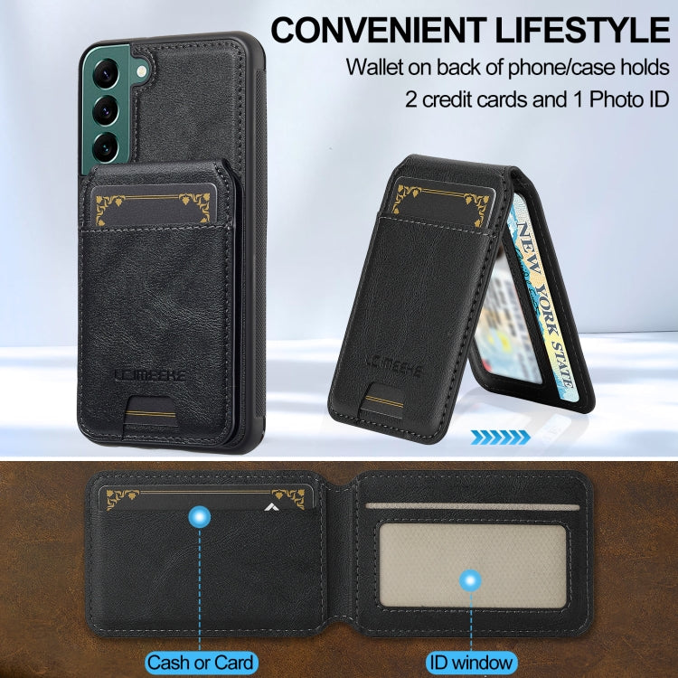LC.IMEEKE L3 Series Detachable RFID Card Bag Magsafe Phone Case, For Samsung Galaxy S22+ 5G, For Samsung Galaxy S22 5G, For Samsung Galaxy S21 FE 5G, For Samsung Galaxy S21 5G
