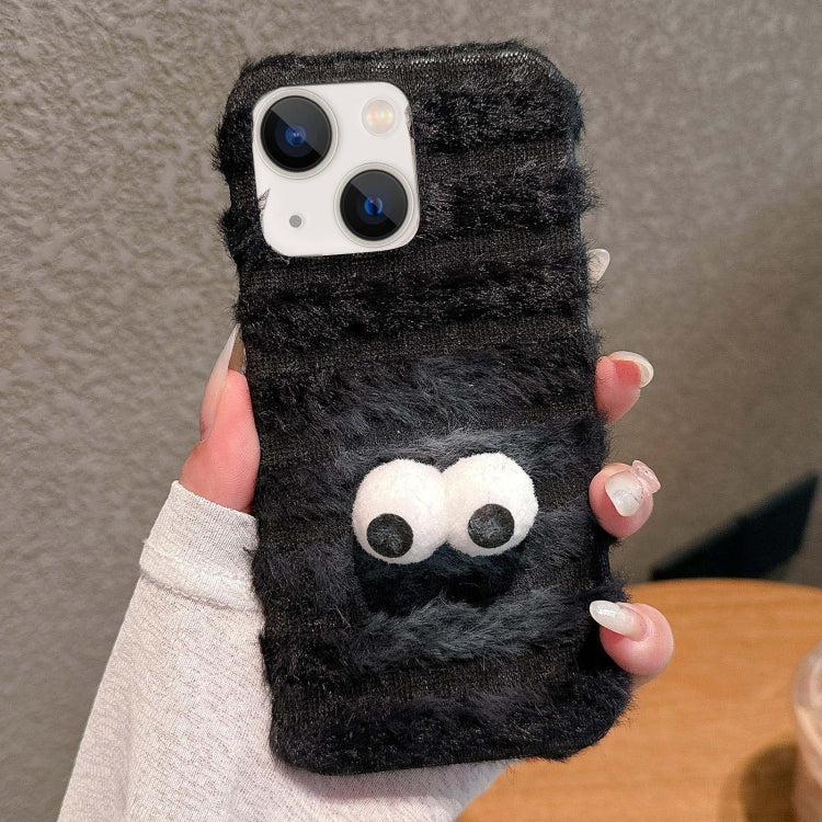 Doll Plush PU Hybrid PC Phone Case, For iPhone 14 Plus, For iPhone 14, For iPhone 14 Pro, For iPhone 14 Pro Max