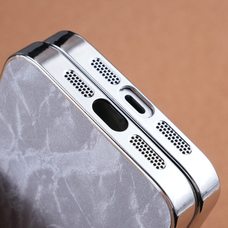 Electroplating Snowflake PC Hybrid TPU Phone Case, For iPhone 15 Pro Max, For iPhone 15 Pro, For iPhone 15, For iPhone 14