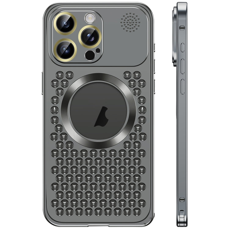 Spring Buckle MagSafe Magnetic Metal Aromatherapy Phone Case