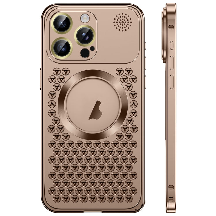 Spring Buckle MagSafe Magnetic Metal Aromatherapy Phone Case