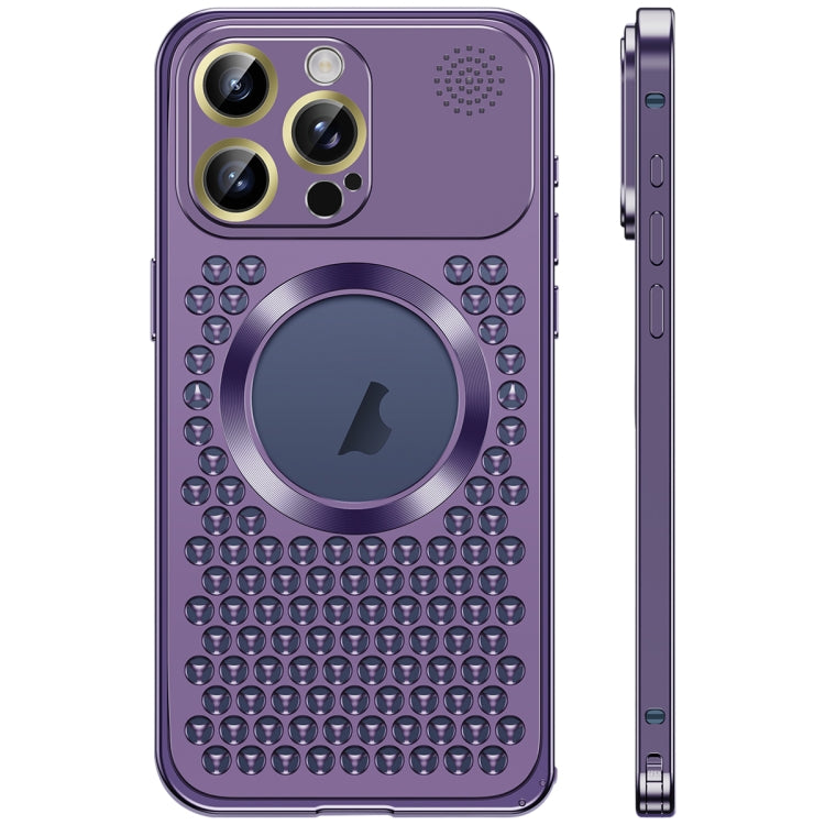 Spring Buckle MagSafe Magnetic Metal Aromatherapy Phone Case