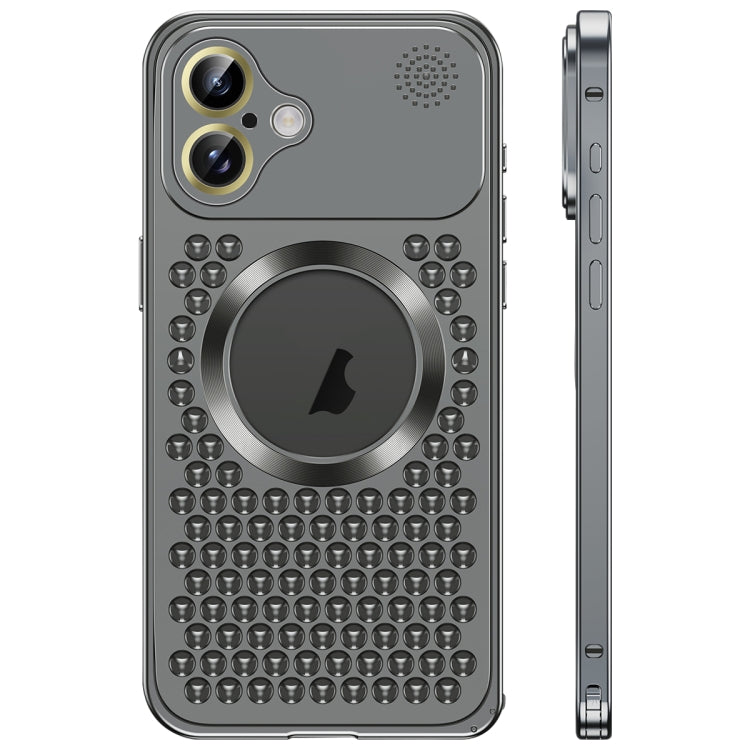 Spring Buckle MagSafe Magnetic Metal Aromatherapy Phone Case