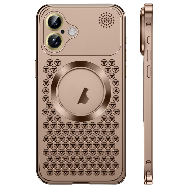 Spring Buckle MagSafe Magnetic Metal Aromatherapy Phone Case