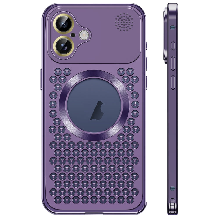 Spring Buckle MagSafe Magnetic Metal Aromatherapy Phone Case