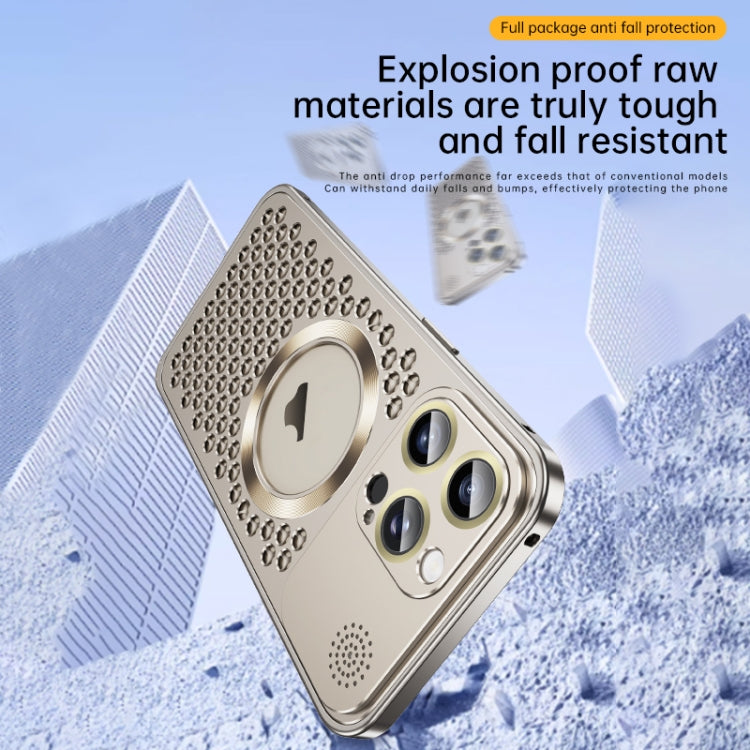 Spring Buckle MagSafe Magnetic Metal Aromatherapy Phone Case