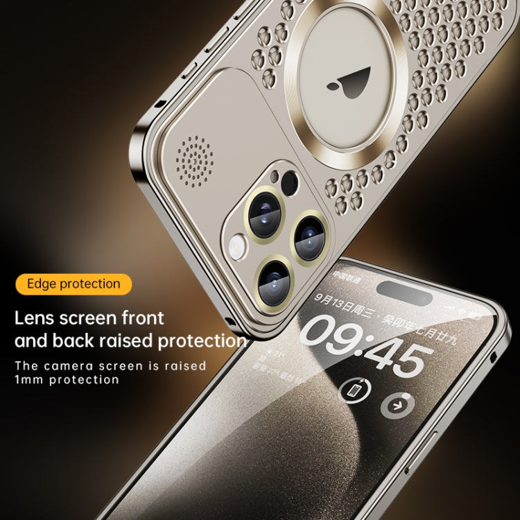 Spring Buckle MagSafe Magnetic Metal Aromatherapy Phone Case