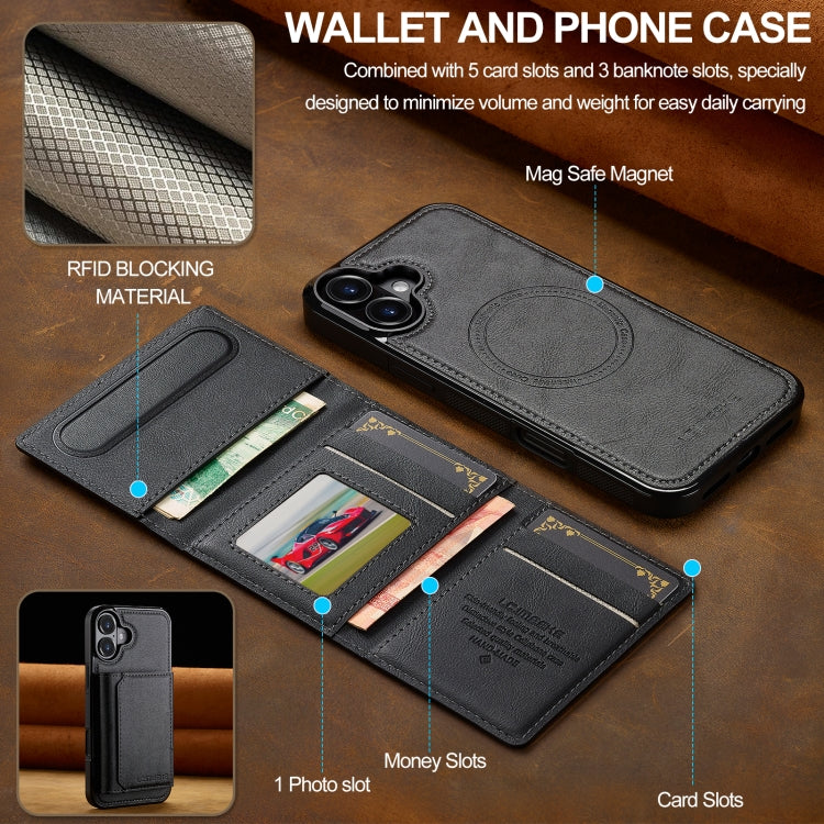 LC.IMEEKE L5 Series Detachable RFID Card Bag Magsafe Phone Case