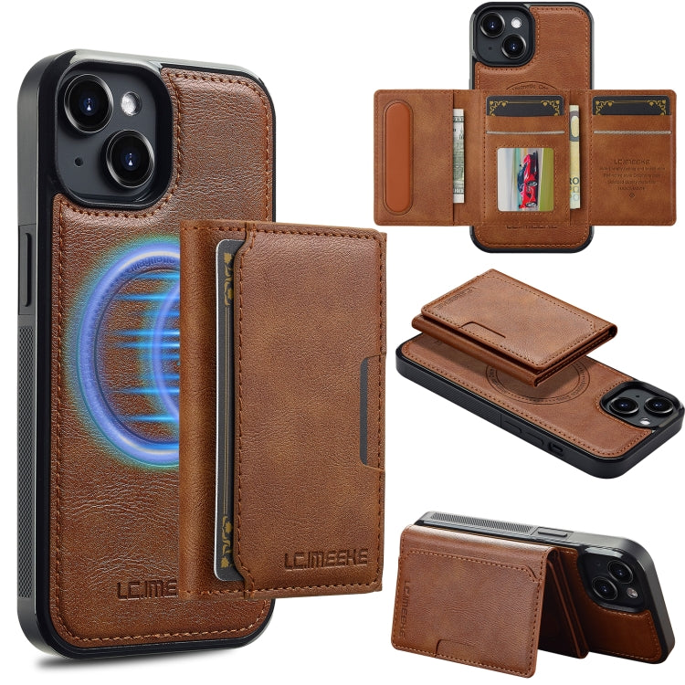 LC.IMEEKE L5 Series Detachable RFID Card Bag Magsafe Phone Case
