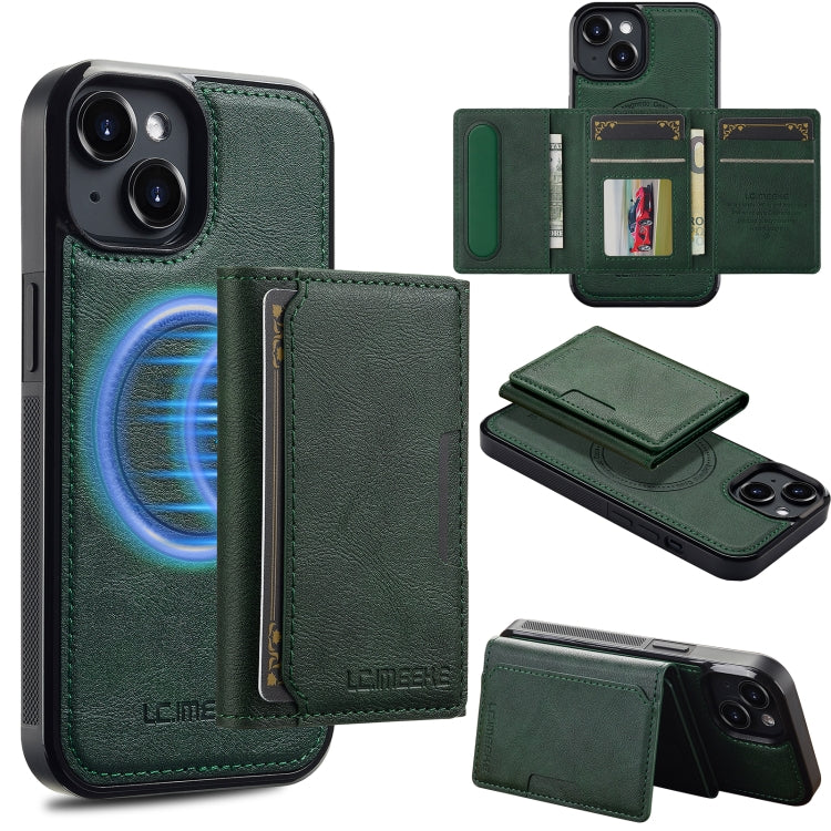 LC.IMEEKE L5 Series Detachable RFID Card Bag Magsafe Phone Case