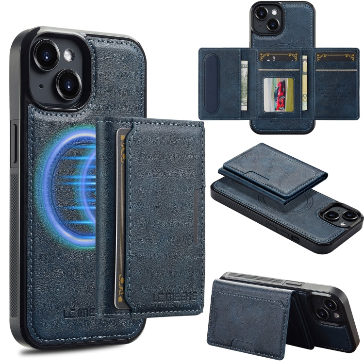 LC.IMEEKE L5 Series Detachable RFID Card Bag Magsafe Phone Case
