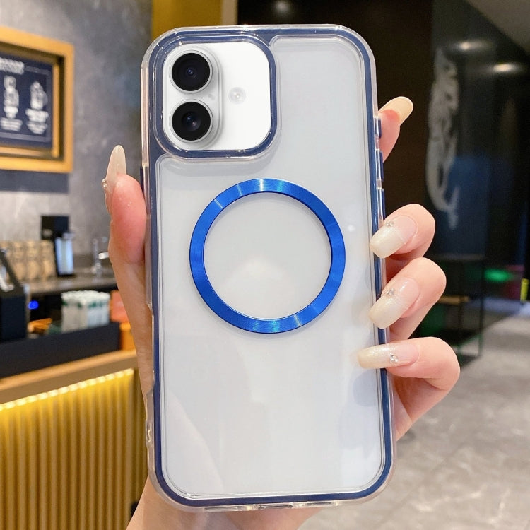 3 in 1 Airbag CD Texture MagSafe Phone Case, For iPhone 16, For iPhone 15 Pro Max, For iPhone 15 Pro