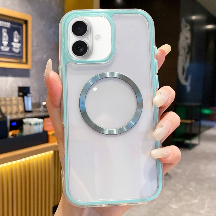 3 in 1 Airbag CD Texture MagSafe Phone Case, For iPhone 16, For iPhone 15 Pro Max, For iPhone 15 Pro