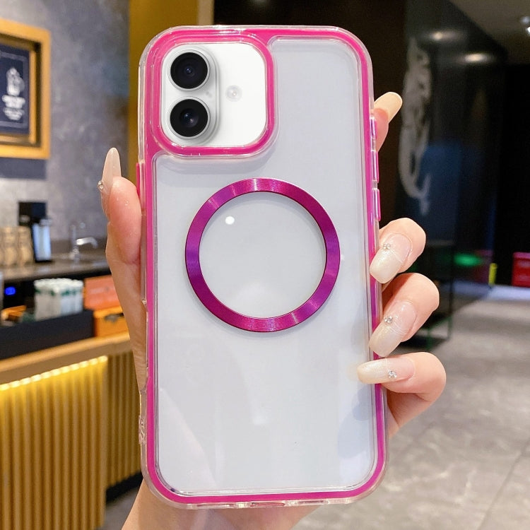 3 in 1 Airbag CD Texture MagSafe Phone Case, For iPhone 16, For iPhone 15 Pro Max, For iPhone 15 Pro