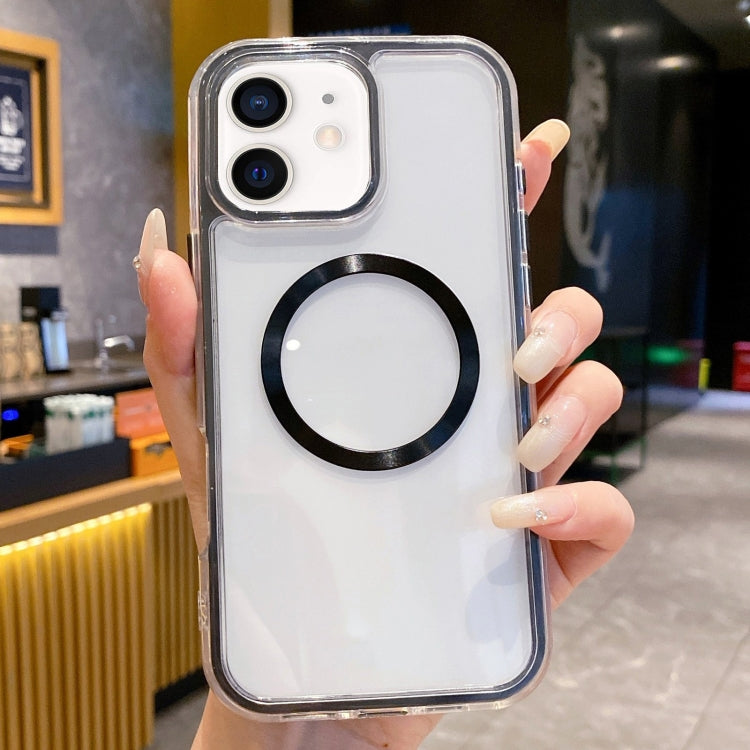3 in 1 Airbag CD Texture MagSafe Phone Case, For iPhone 12, For iPhone 12 Pro Max, For iPhone 12 Pro
