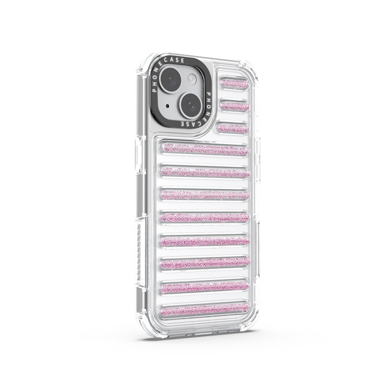 Capsule Glitter TPU Hybrid PC Airbag Phone Case, For iPhone 15 Pro Max, For iPhone 15 Pro, For iPhone 15 Plus / 14 Plus, For iPhone 15
