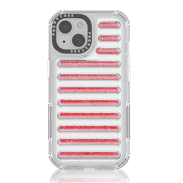 Capsule Glitter TPU Hybrid PC Airbag Phone Case, For iPhone 15 Pro Max, For iPhone 15 Pro, For iPhone 15 Plus / 14 Plus, For iPhone 15