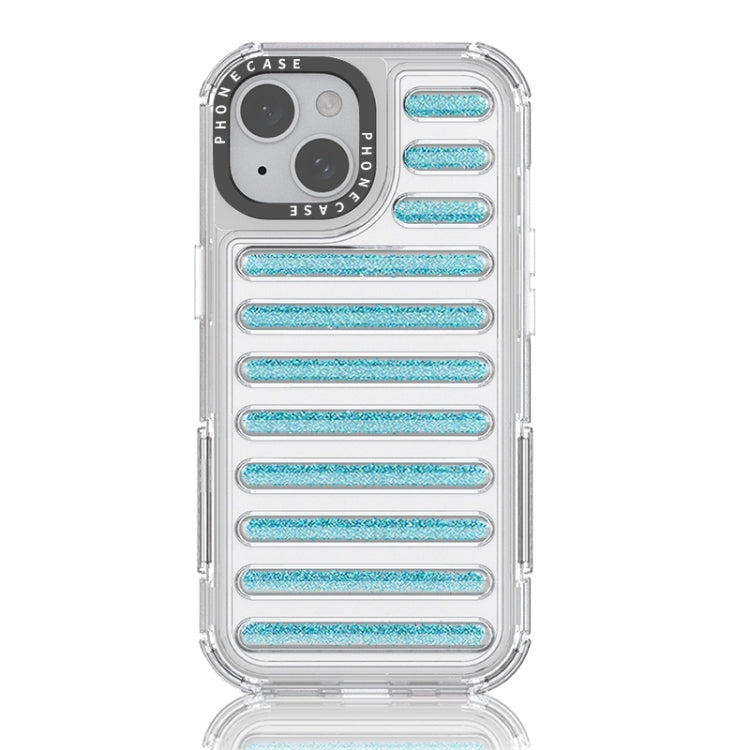 Capsule Glitter TPU Hybrid PC Airbag Phone Case, For iPhone 15 Pro Max, For iPhone 15 Pro, For iPhone 15 Plus / 14 Plus, For iPhone 15
