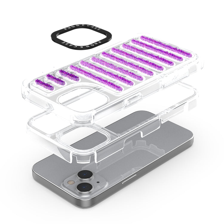 Capsule Glitter TPU Hybrid PC Airbag Phone Case, For iPhone 13 Pro, For iPhone 12 / 12 Pro, For iPhone 12 Pro Max, For iPhone 11 Pro Max