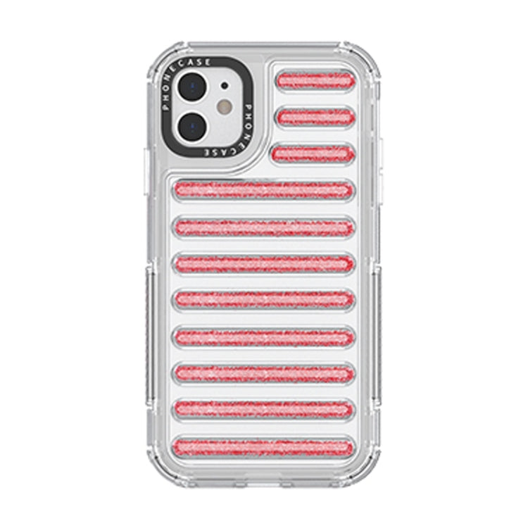 Capsule Glitter TPU Hybrid PC Airbag Phone Case, For iPhone 11, For iPhone XS / X, For iPhone XR, For iPhone XS Max