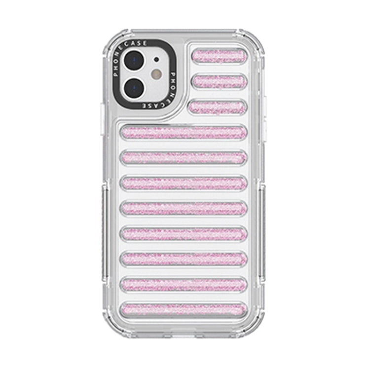 Capsule Glitter TPU Hybrid PC Airbag Phone Case, For iPhone 11, For iPhone XS / X, For iPhone XR, For iPhone XS Max