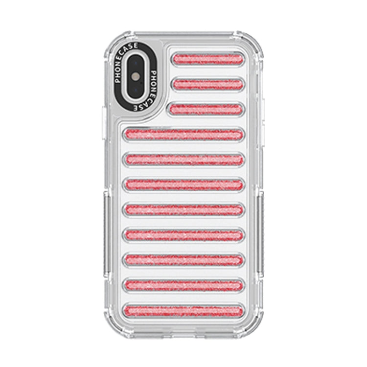 Capsule Glitter TPU Hybrid PC Airbag Phone Case, For iPhone 11, For iPhone XS / X, For iPhone XR, For iPhone XS Max