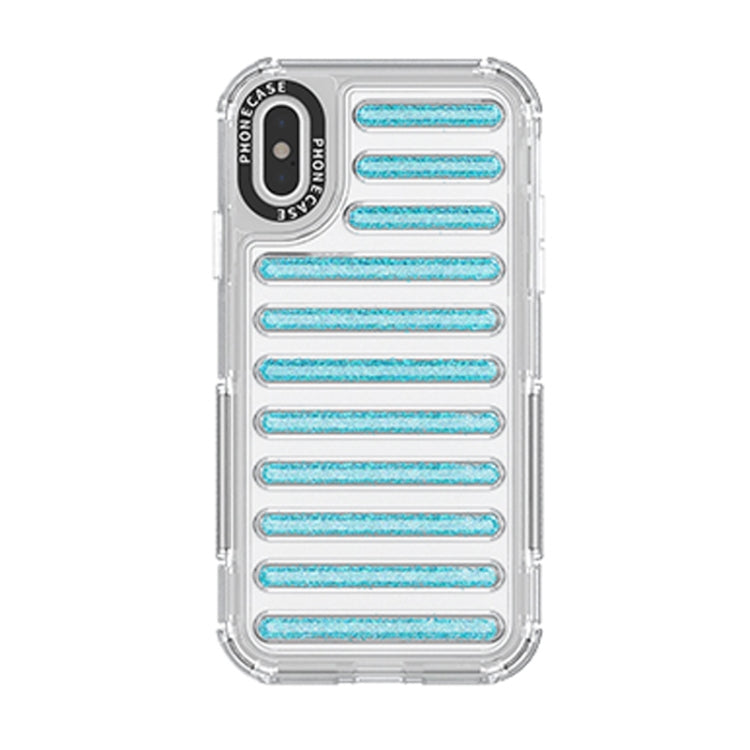 Capsule Glitter TPU Hybrid PC Airbag Phone Case, For iPhone 11, For iPhone XS / X, For iPhone XR, For iPhone XS Max