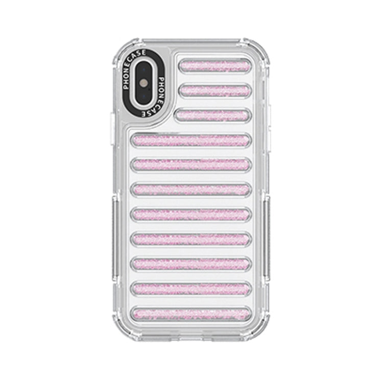 Capsule Glitter TPU Hybrid PC Airbag Phone Case, For iPhone 11, For iPhone XS / X, For iPhone XR, For iPhone XS Max