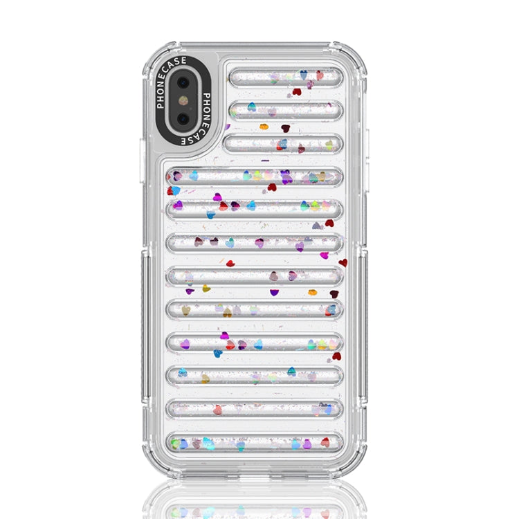 Capsule Glitter TPU Hybrid PC Airbag Phone Case, For iPhone 11, For iPhone XS / X, For iPhone XR, For iPhone XS Max