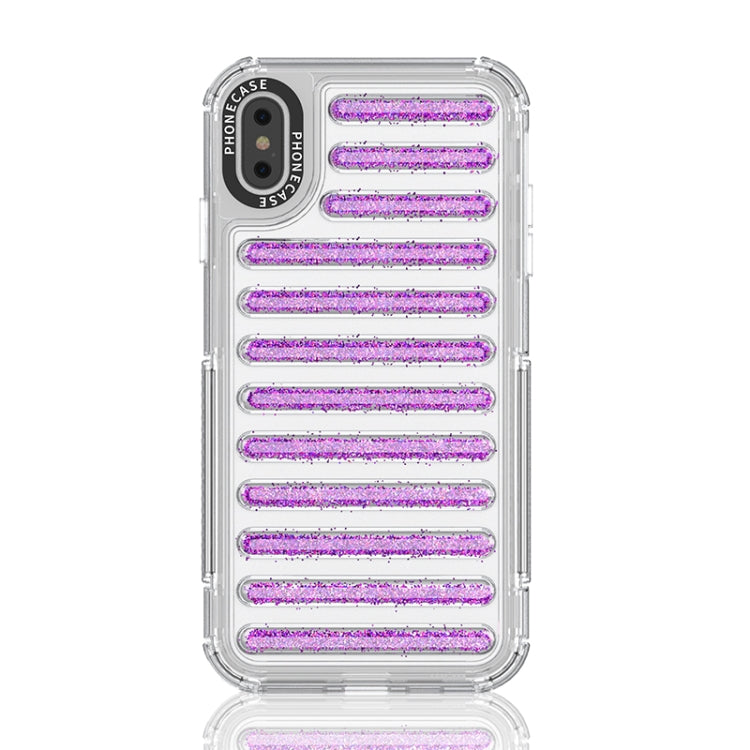 Capsule Glitter TPU Hybrid PC Airbag Phone Case, For iPhone 11, For iPhone XS / X, For iPhone XR, For iPhone XS Max