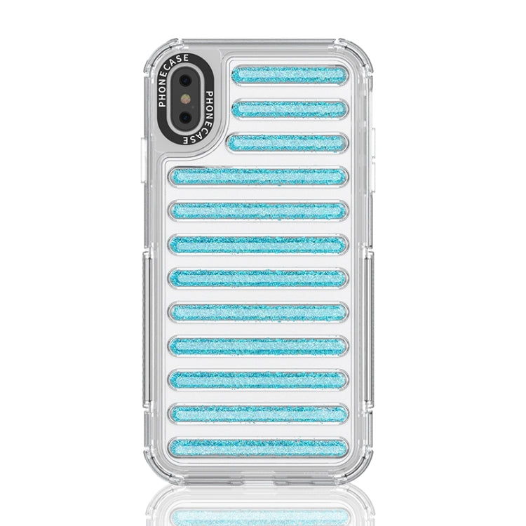 Capsule Glitter TPU Hybrid PC Airbag Phone Case, For iPhone 11, For iPhone XS / X, For iPhone XR, For iPhone XS Max
