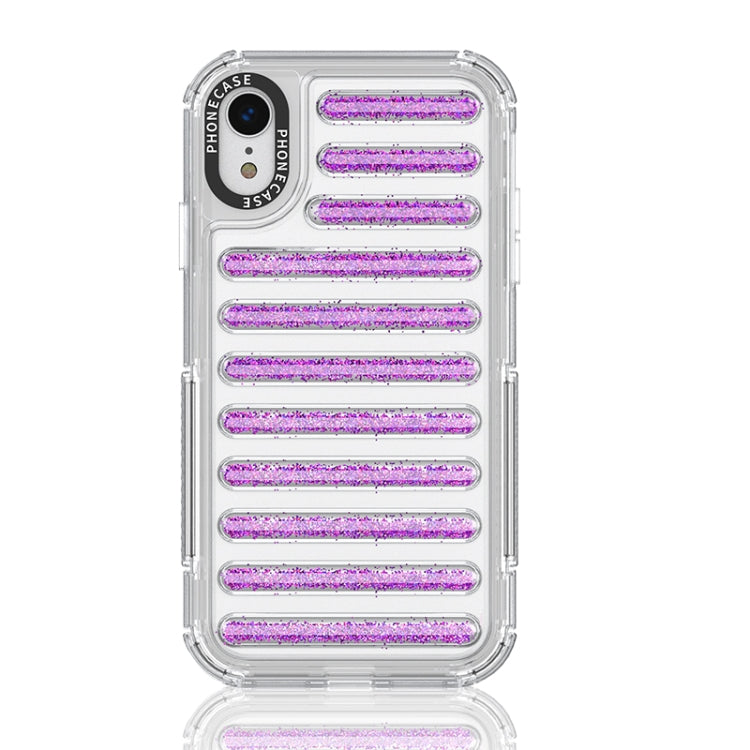 Capsule Glitter TPU Hybrid PC Airbag Phone Case, For iPhone 11, For iPhone XS / X, For iPhone XR, For iPhone XS Max