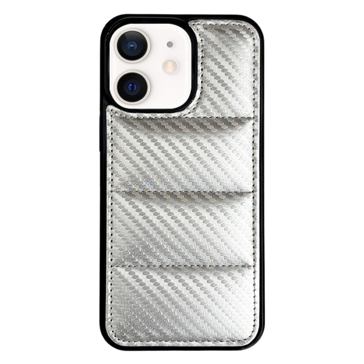 Carbon Fiber Texture Down Jacket Phone Case, For iPhone 12, For iPhone 12 Pro Max, For iPhone 12 Pro, For iPhone 11 Pro Max, For iPhone 11