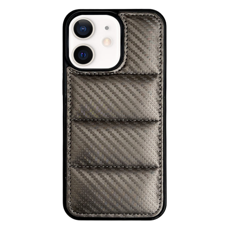 Carbon Fiber Texture Down Jacket Phone Case, For iPhone 12, For iPhone 12 Pro Max, For iPhone 12 Pro, For iPhone 11 Pro Max, For iPhone 11