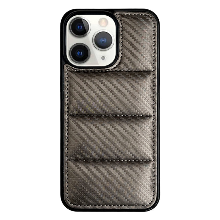 Carbon Fiber Texture Down Jacket Phone Case, For iPhone 12, For iPhone 12 Pro Max, For iPhone 12 Pro, For iPhone 11 Pro Max, For iPhone 11