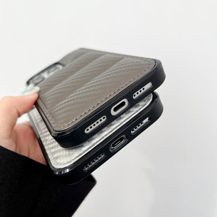 Carbon Fiber Texture Down Jacket Phone Case, For iPhone 12, For iPhone 12 Pro Max, For iPhone 12 Pro, For iPhone 11 Pro Max, For iPhone 11