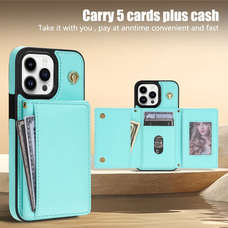 Three Fold Card Bag Phone Case with Long Lanyard, For iPhone 16 Pro Max, For iPhone 16 Pro, For iPhone 16 Plus, For iPhone 16