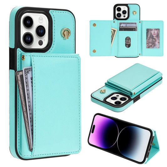 Three Fold Card Bag Phone Case with Long Lanyard, For iPhone 15 Pro Max, For iPhone 15 Pro, For iPhone 15 Plus, For iPhone 15