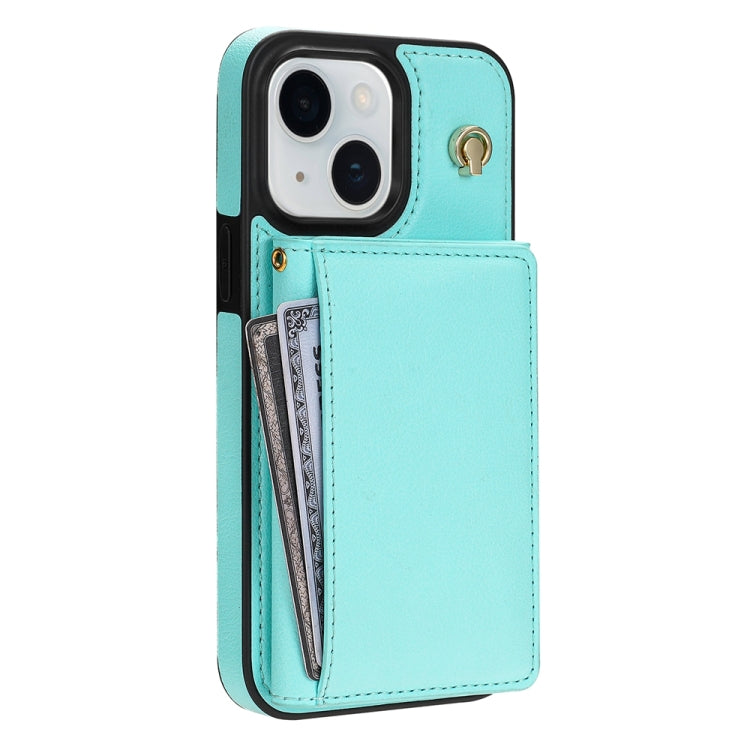Three Fold Card Bag Phone Case with Long Lanyard, For iPhone 14 Plus, For iPhone 14, For iPhone 14 Pro, For iPhone 14 Pro Max