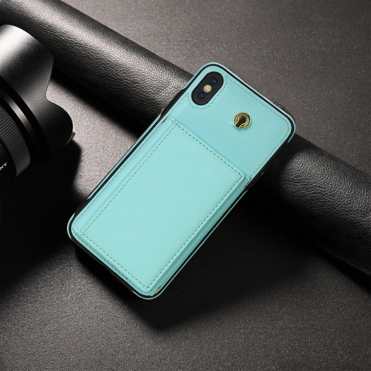 Three Fold Card Bag Phone Case with Long Lanyard, For iPhone XR, For iPhone XS Max