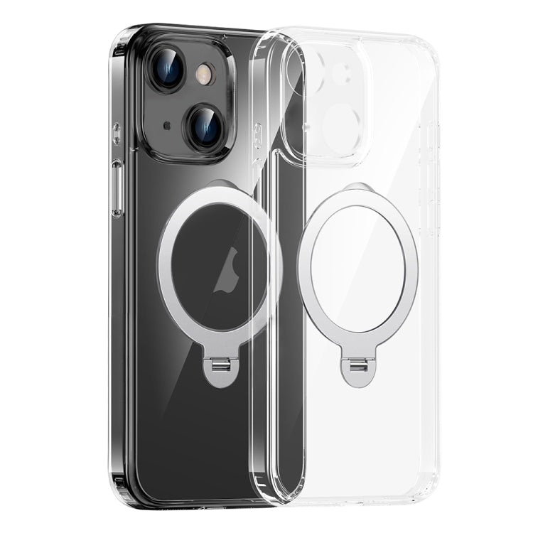 Fine Hole 360 Degree Rotating Holder MagSafe Phone Case, For iPhone 16 Pro Max, For iPhone 16 Pro, For iPhone 16 Plus, For iPhone 16, For iPhone 15 Pro Max, For iPhone 15 Pro, For iPhone 15