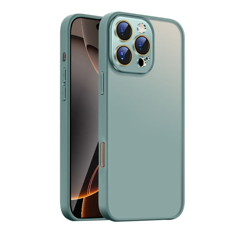 Nano Semi-transparent Frosted Skin Feel Phone Case, For iPhone 16 Pro Max, For iPhone 16 Pro, For iPhone 16 Plus